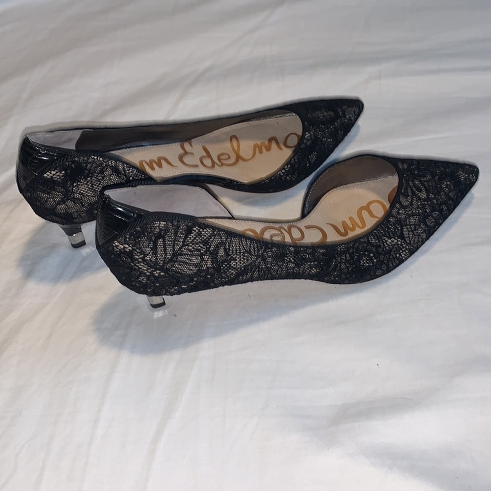 Black lace heels - Sam Edelman